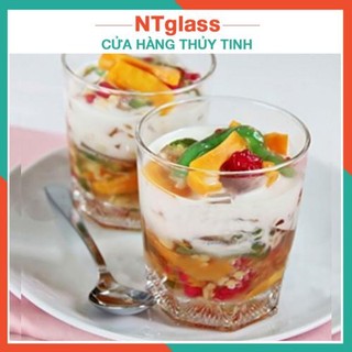 Combo 6 ly lùn đáy ngấn 256ml- ug 356|nhập khẩu thái lan
