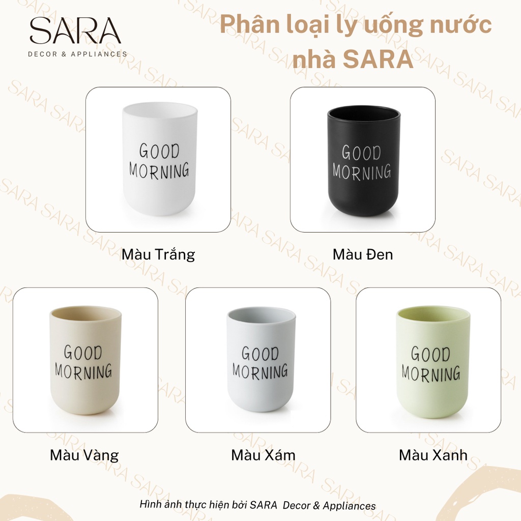 Ly uống nước ly đánh răng đựng bàn chải
