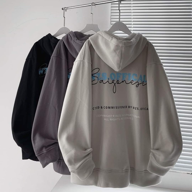 Áo Khoác Nỉ Dây Kéo Form Rộng Mùa Đông Saigonese Unisex - N.E.K.K