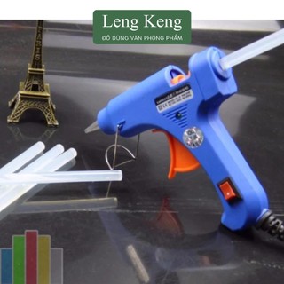 Súng bắn keo nến leng keng 20w + kèm 10 cây keo nến máy bắn keo nến nhỏ gọn làm đồ handmade