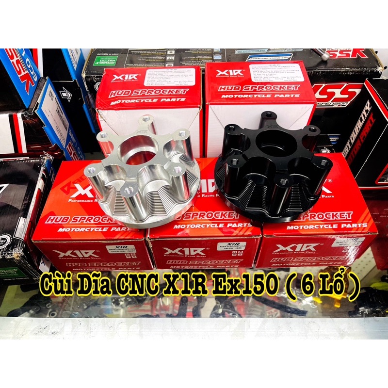 Cùi Dĩa CNC Dành Cho Ex150 / Ex155 ( 6 Lổ ) Hàng Chính Hãng X1R &gt;&gt;&gt;&gt;
