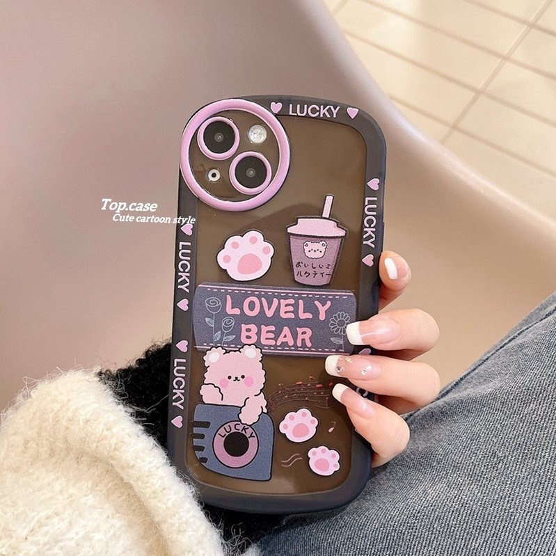 Ốp Điện Thoại Mềm Hình Gấu Đáng Yêu Cho Huawei Y9 2019 Nova 10 9 Pro Y70 Y90 8i 7i 8 7 6 SE Y9s Mate 30 Pro