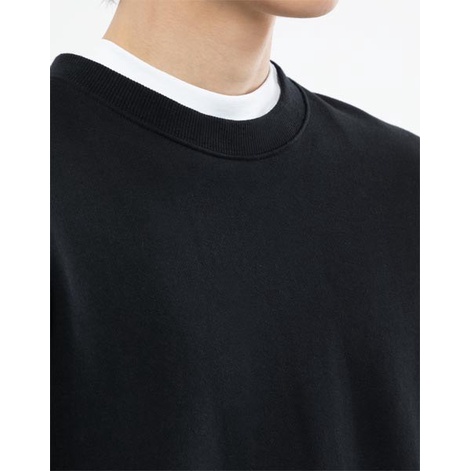 Áo nỉ GL hiệu Nga Basic Sweater_màu đen