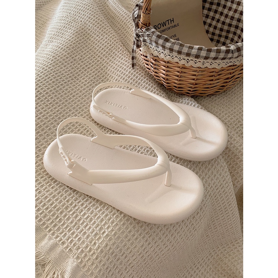 【EVEANOBQY】Giày Sandal Đế Mềm Thời Trang Đi Biển Mùa Hè Cho Nữ
