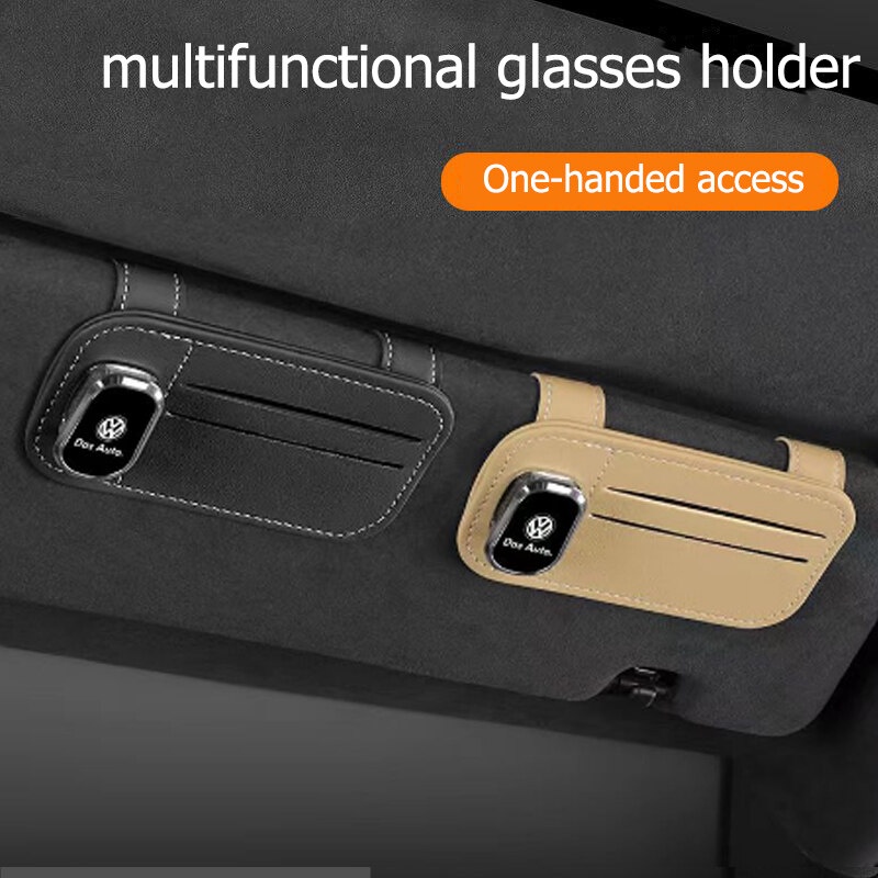 Kẹp Giữ Thẻ Đa Năng Gắn Tấm Che Nắng Xe Hơi Volkswagen VW Polo Golf Vento Passat Tiguan GTI Touran