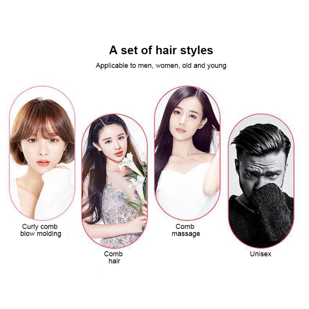 Lược Chải Tóc Mát Xa Da Đầu 4 Màu Bằng Sợi nylon Và Hình Chữ Nhật Tiện Dụng Cho Salon Làm Tóc