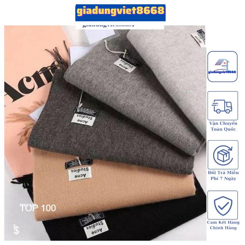 Khăn quàng cổ acne studios/Khăn quàng cổ Acne Studios len xù made hàng đẹp