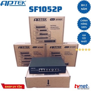 Switch chuyên dụng cho camera 5-port 10/100mbps poe switch aptek sf1052p