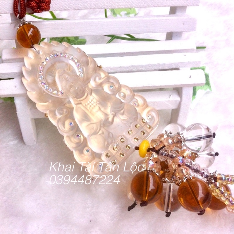 Dây treo xe , Khánh treo xe Quan Âm bình an bằng lưu ly