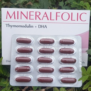 Viên uống Minerafolic hộp 30 viên Ý. Bổ sung vitamin và thymomodulin giúp