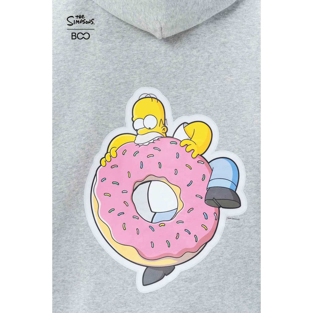 Áo Nỉ Mũ Unisex BOO Oversize In Graphic Homer Donut The Simpsons BZL