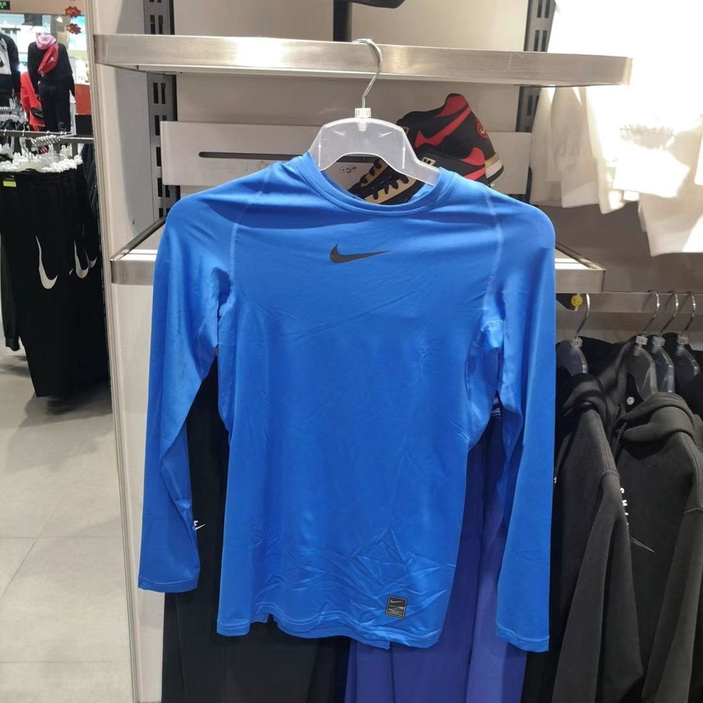 Áo Thể Thao Dài Tay Ôm Dáng Chất Liệu Co Giãn Tốt Nhanh Khô Cao Cấp Cho Nam