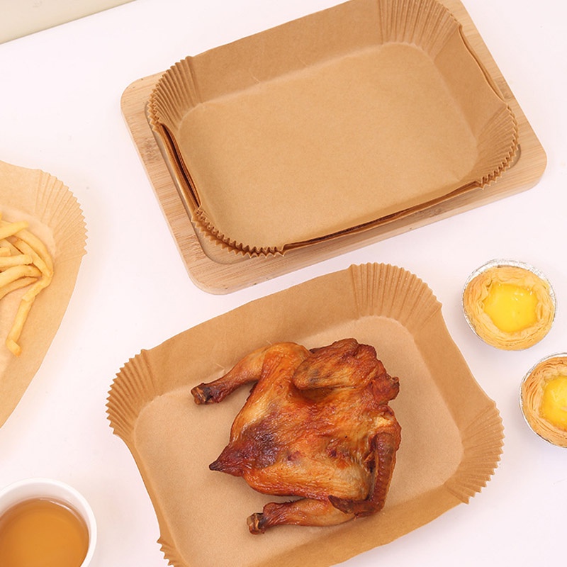 Mới Giấy Silicon Cấp Thực Phẩm Chiên Chống Dầu Chịu Nhiệt Cao Hình Chữ Nhật