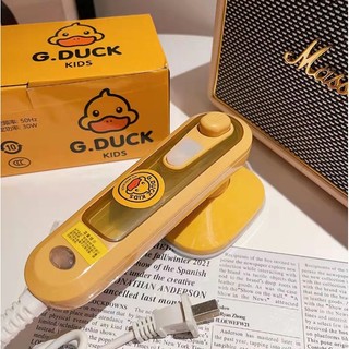Bàn ủi hơi nước mini cầm tay du lịch con vịt vàng, Bàn là hơi nước con vịt vàng