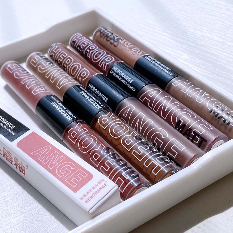 Son Môi Hai Đầu Dưỡng Ẩm Chống Thấm Nước Bền Màu JP5