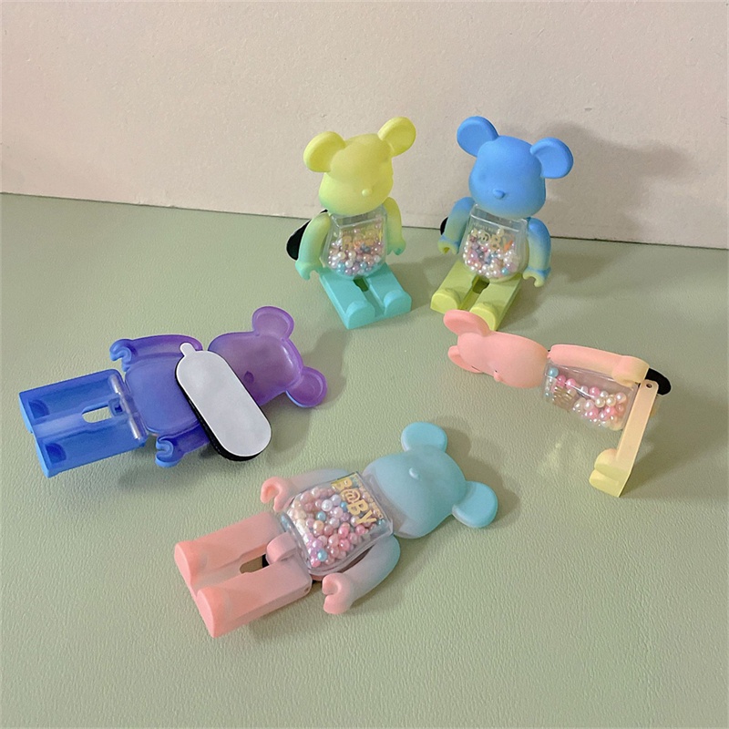 Giá Đỡ Điện Thoại Hình Gấu 3D Có Thể Xoay 360 Độ Cho IPhone 14 13 Samsung OPPO VIVO XIAOMI Redmi