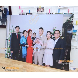 Khung ảnh 60x90, 70x110cm treo tường - Ảnh Gỗ lụa tràn viền