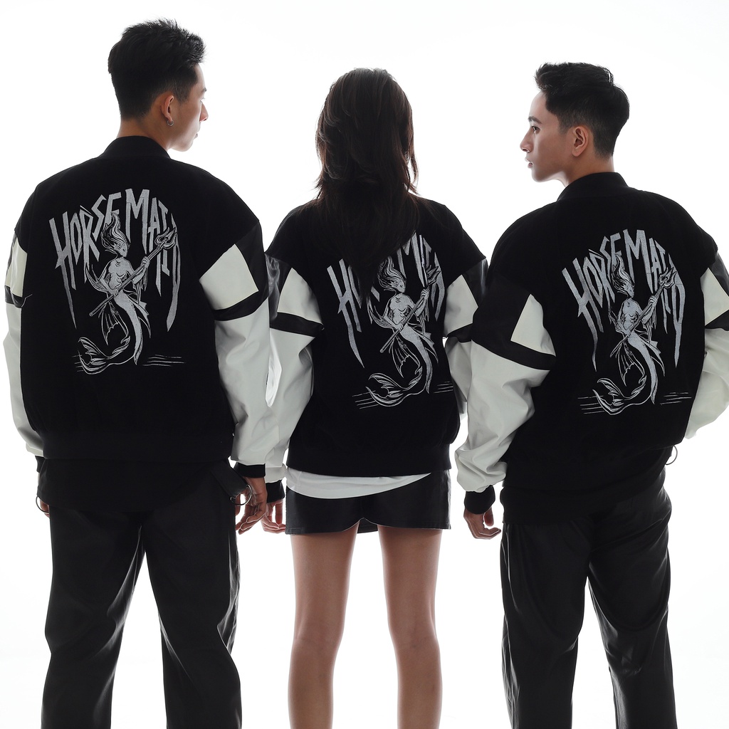 ÁO KHOÁC MERMAID BOMBER VARSITY JACKET -  AADI.STUDIO