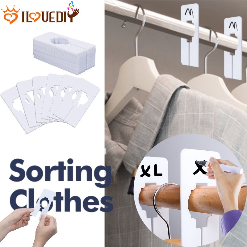 Set 10 Bảng Phân Loại Khăn Choàng / Áo Khoác / Thẻ / Đánh Dấu Tiện Dụng