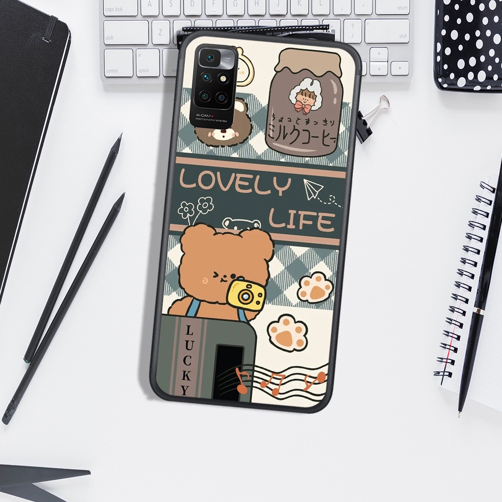 Ốp Lưng XIAOMI REDMI 10 - REDMI NOTE 10 G - REDMI NOTE 10 5G , In Hình Gấu&amp;Thỏ Siêu Đáng Yêu.
