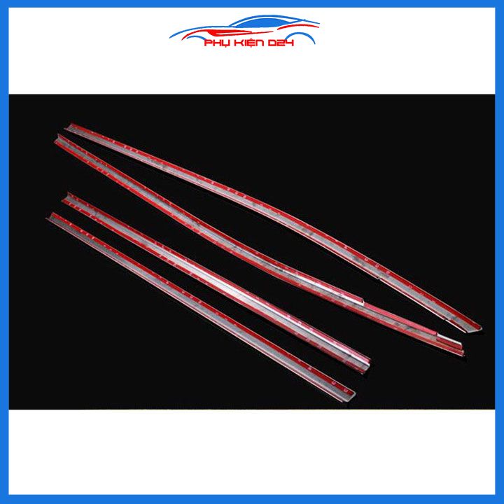Bộ nẹp viền chân kính inox Innova 2006-2007-2008-2009-2010-2011-2012-2013-2014-2015