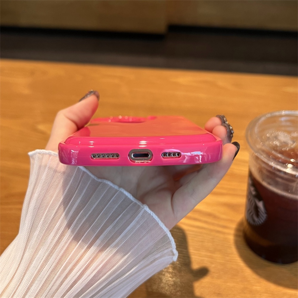 Ốp Điện Thoại TPU Mềm Chống Dấu Vân Tay Màu Hồng Cho IPhone 14 Pro Max 11 7Plus 13 12 11 Pro Max X XS Max