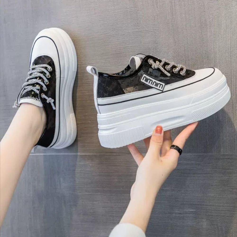 GIÀY BATA ĐỘN ĐẾ PHỐI LƯỚI 6P