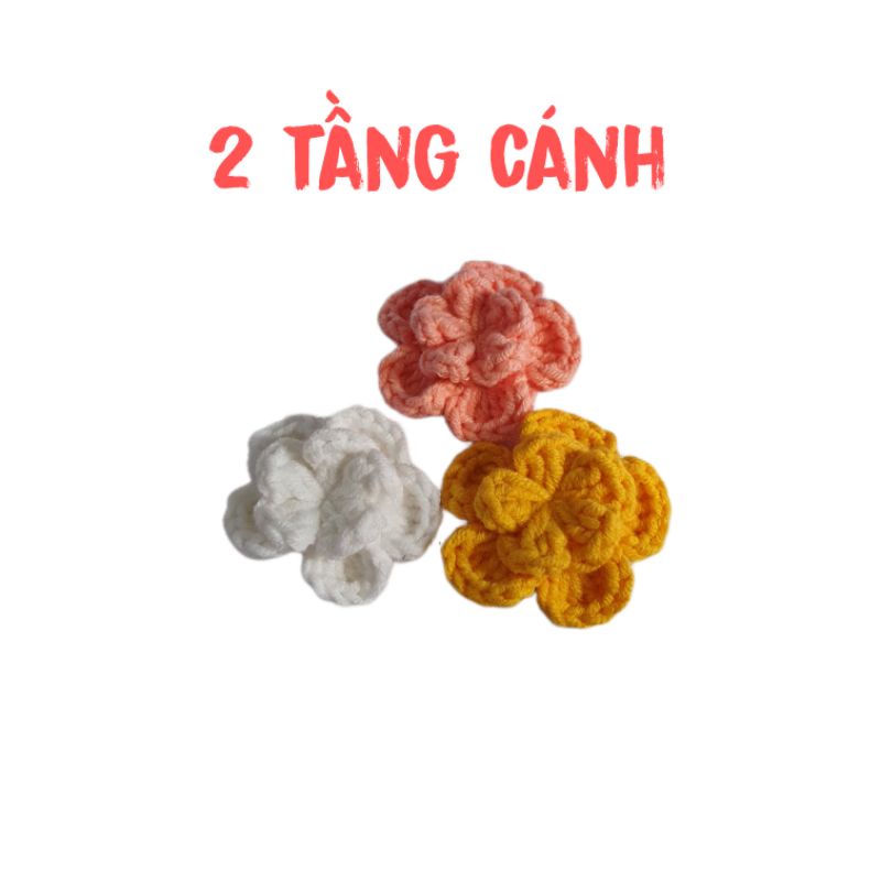 Hoa mẫu đơn len handmade