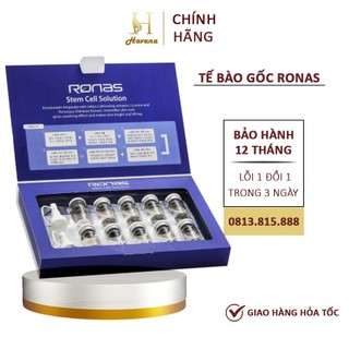Tế bào gốc ronas stem cell solution hộp 10 chai ronas chính hãng