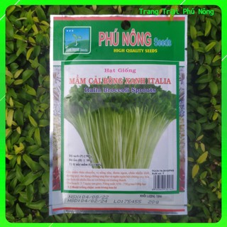 Hạt Giống Mầm Bông Cải Xanh Italia Phú Nông - Gói 20g - Italia Broccoli Sprouts