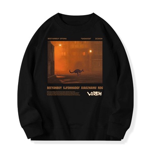 Porozi  Áo nỉ Áo len tay dài cổ tròn màu sắc đơn giản cho nữ