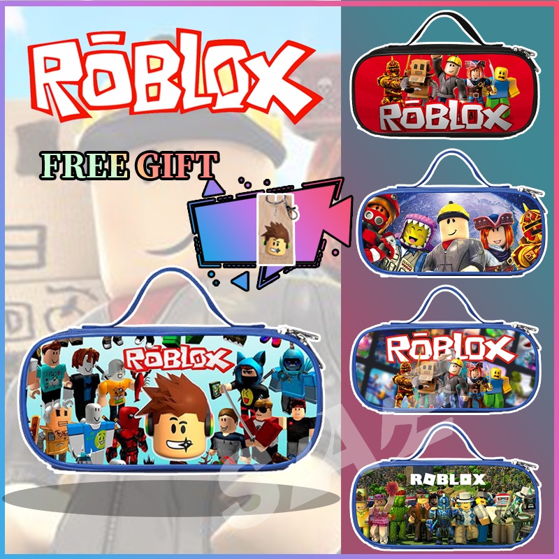 ROBLOX hộp đựng bút chì Hộp đựng bút chì hộp văn phòng phẩm học sinh tiểu học và trung học phim hoạt hình anime hộp bút chì