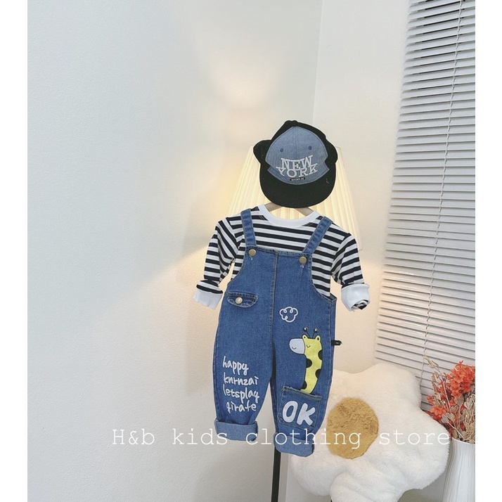 Set yếm bò cho bé trai bé gái năng động