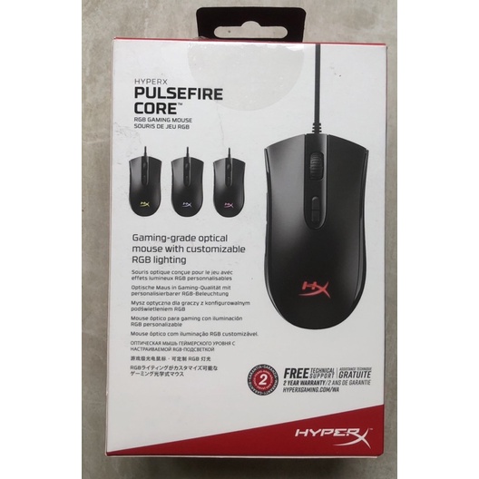 Chuột gaming Hyperx Pulsefire Core (mới 100%) hàng chính hãng