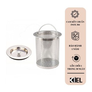 Combo giỏ lọc rác + nắp đậy bồn rửa chén cao cấp siêu bền dễ dàng sử dụng