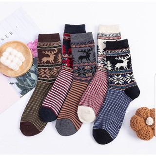 COMBO SET 5 ĐÔI THỔ CẨM HOẠ TIẾT GIÁNG SINH