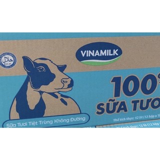 Sữa tươi vinamilk không đường Hộp 1L