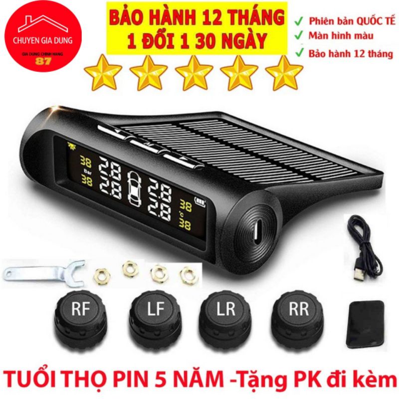 Cảm biến áp suất lốp van ngoài chính hãng, tpms solar van ngoài gắn taplo, cảm biến van ngoài lõi đồng