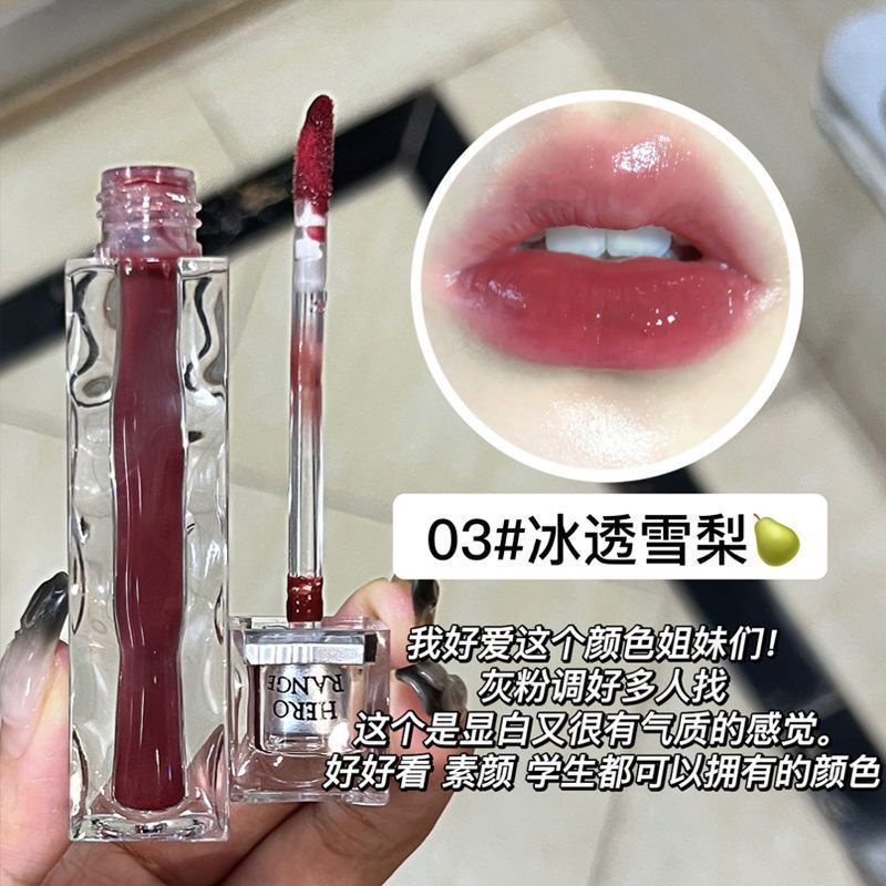 Son Bóng HERORANGE Son Bóng Dạng Lỏng Dưỡng Ẩm Chống Nước Lâu HERORANGE Son Bóng Tint | BigBuy360 - bigbuy360.vn