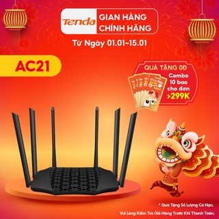 [Mã ELTD5 giảm 5% đơn 1TR] Tenda Thiết bị phát Wifi AC21 Chuẩn AC 2100Mbps - Hãng phân phối chính thức