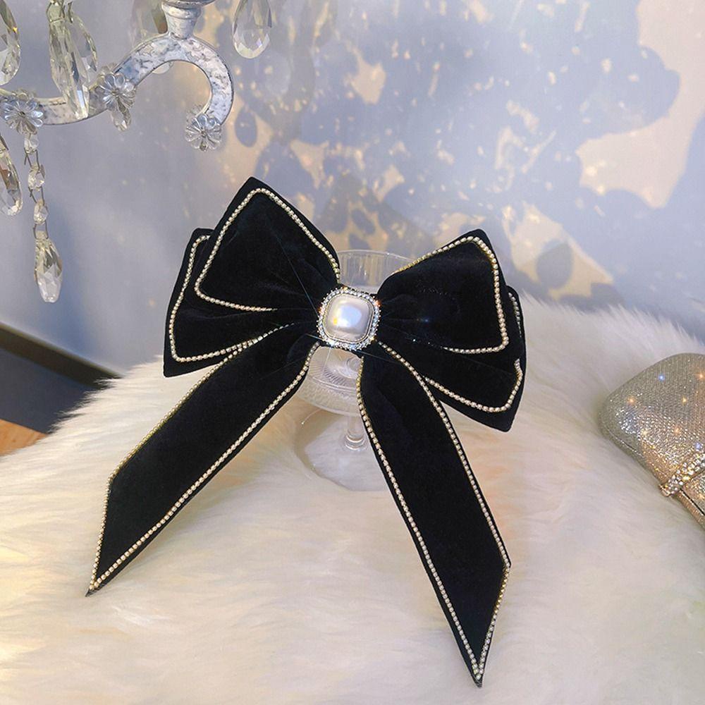 FORBETTER Kẹp Tóc Hình Cá Mập Bằng Nhung Thời Trang Dành Cho Nữ Giá Đỡ