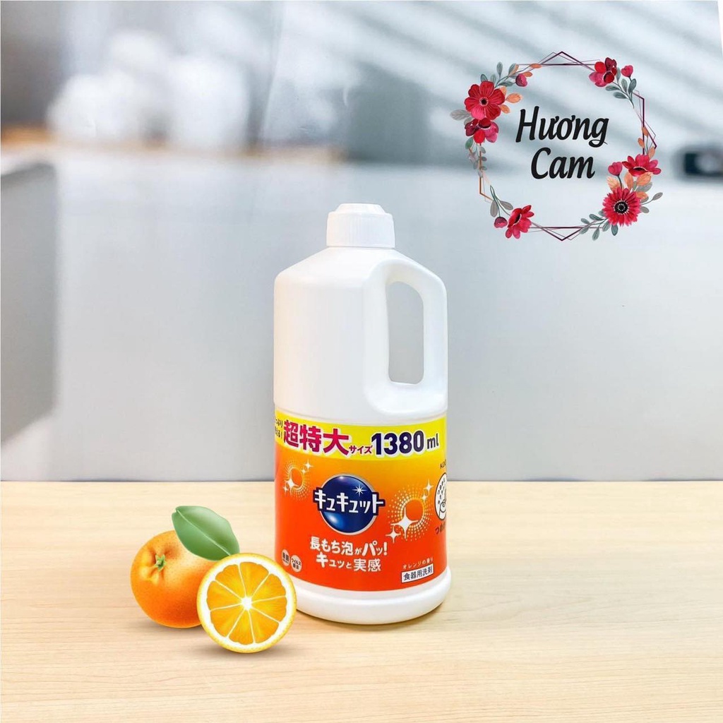 Nước rửa bát Kao 1380ml chuẩn nội địa Nhật Bản