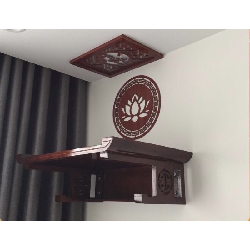 Bộ hoa sen,chữ trang Trí ban thờ bền đẹp