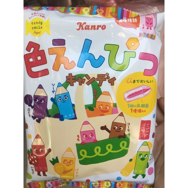 Kẹo trái cây Candy hình bút chì KANRO 80g cho bé