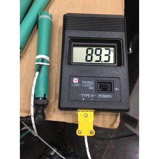 Đồng hồ đo nhiệt độ trục uốn nóng setting, đo nhiệt độ máy làm tóc
