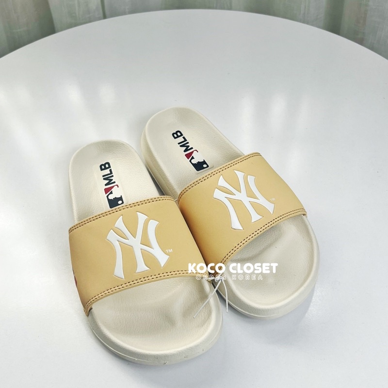 Dép MLB Nội địa quai ngang Classic NY