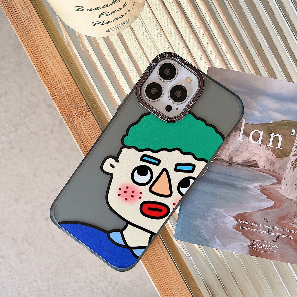 Ốp Điện Thoại Tpu Dẻo Họa Tiết Bé Trai / Gái Dễ Thương Chống Rơi Cho iPhone 14 13 12 11 Pro Max 14 Plus