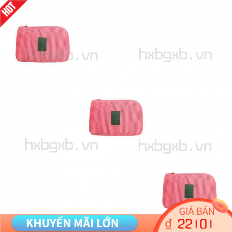 Túi Đựng Pin Sạc Dự Phòng 1 / 2 / 3 / 5 Có Khóa Kéo Màu Vàng Dành Cho Nam Nữ