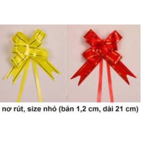 Lẻ 1c nơ rút size 1.2cm giao màu ngẫu nhiên