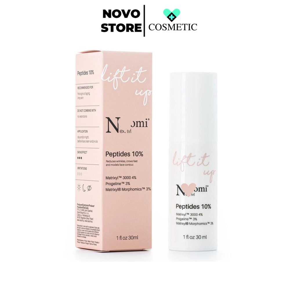 Serum Peptides 10% 30ml tinh chất trẻ hoá tái tạo da tăng sinh collagen hàng Balan